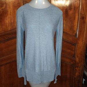Trouve Grey Sweater Tunic Long Sleeve Small